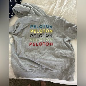 XXL PELOTON unisex full zip hoodie